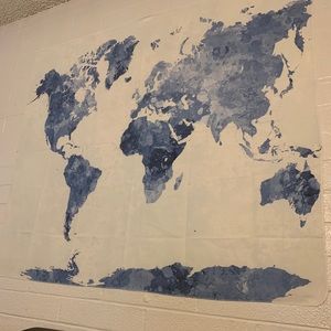 Blue watercolor Tapestry